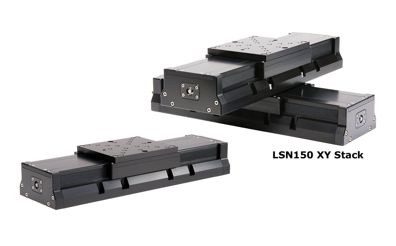 LSN Series Linear Stages with one being in Stacked X-Y Configuration